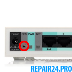 Сброс Mikrotik через кнопку RESET Сброс Mikrotik через кнопку RESET